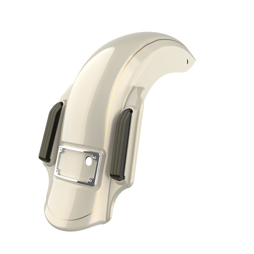 Advanblack Morocco Gold Pearl Dominator Stretched Rear Fender For 2014+ Harley Davidson Touring Models