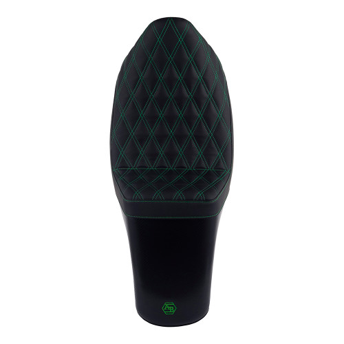 Green Stitching DS Seat For Harley Touring