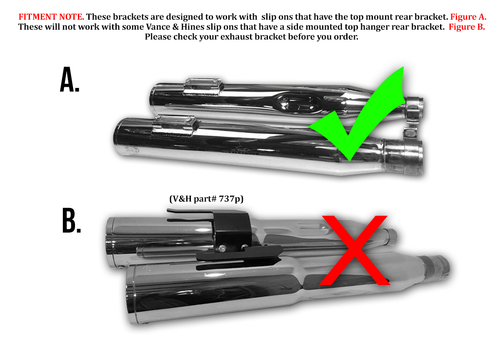 Stainless steel Exhaust adjustable brackets