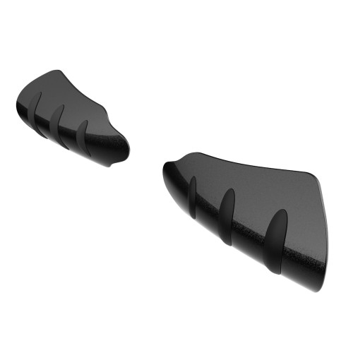 Black Quartz hand guard for Harley Touring & Softails