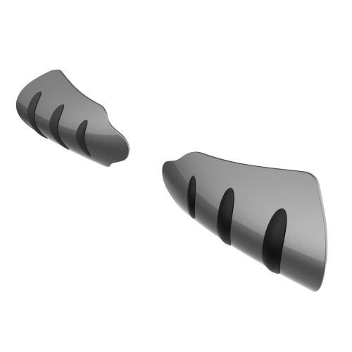 Charcoal Pearl hand guard for Harley Touring & Softails