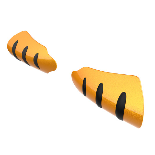 Chrome Yellow Pearl hand guard for Harley Touring & Softails