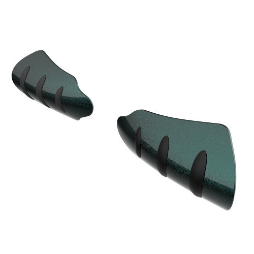 Deep Jade Pearl hand guard for Harley Touring & Softails