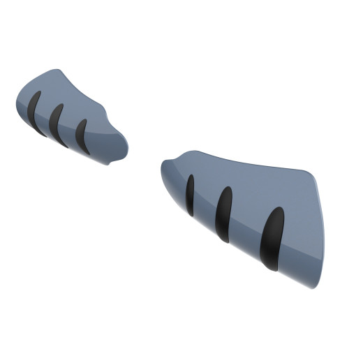 Gunship Gray hand guard for Harley Touring & Softails