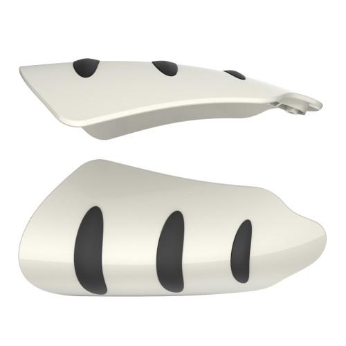 Great White Pearl hand guard for Harley Touring & Softails