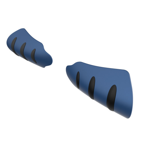 Legend Blue Denim hand guard for Harley Touring & Softails