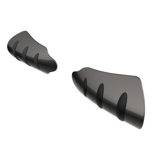 Silver Flux hand guard for Harley Touring & Softails