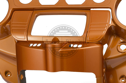 Advanblack Amber Whiskey Batwing Inner Speedometer Cowl Fairings for 2014+ Harley Davidson Street Glide/Electric Glide/Ultra Classic