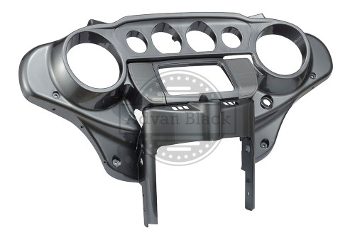 Advanblack Charcoal Pearl Batwing Inner Speedometer Cowl Fairings for 2014+ Harley  Davidson Street Glide/Electric Glide/Ultra Classic