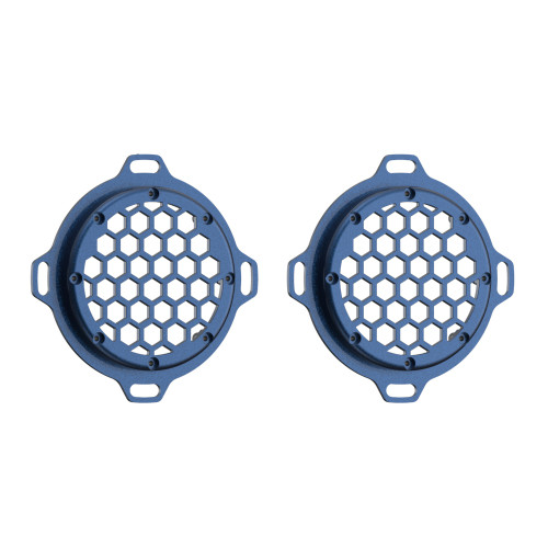 Advanblack x XBS Color Matched HEX Speaker Grills For 2013down Electric Glide / Street Glide Inner Fairing-Big Blue Pearl