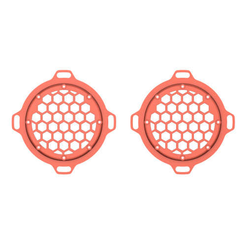 Sedona Orange HEX Speaker Grills For 2013down Electric Glide / Street Glide Inner Fairing-