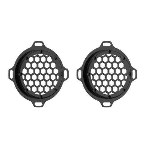 Advanblack x XBS Color Matched HEX Speaker Grills For 2013down Electric Glide / Street Glide Inner Fairing-Vivid Black