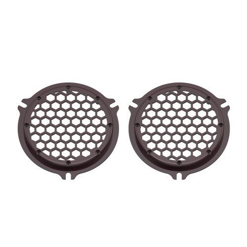 Advanblack x XBS Black Cherry HEX Speaker Grills For 2014+ Electric Glide / Street Glide Inner Fairing