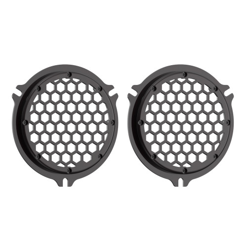 Advanblack x XBS Blackened Cayenne HEX Speaker Grills For 2014+ Electric Glide / Street Glide Inner Fairing