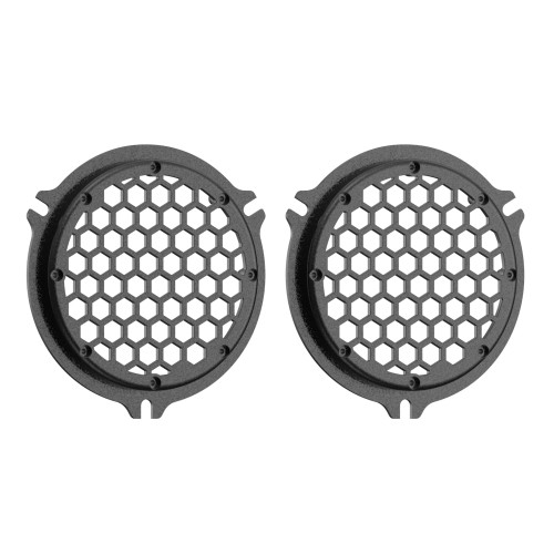 Advanblack x XBS Black Quartz HEX Speaker Grills For 2014+ Electric Glide / Street Glide Inner Fairing