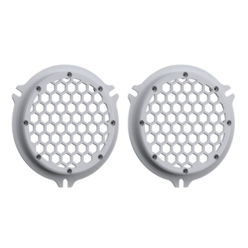Advanblack x XBS Crushed Ice Pearl HEX Speaker Grills For 2014+ Electric Glide / Street Glide Inner Fairing