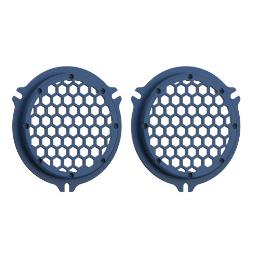 Advanblack x XBS Color Matched HEX Speaker Grills For 2014+ Electric Glide / Street Glide Inner Fairing-Legend Blue Denim