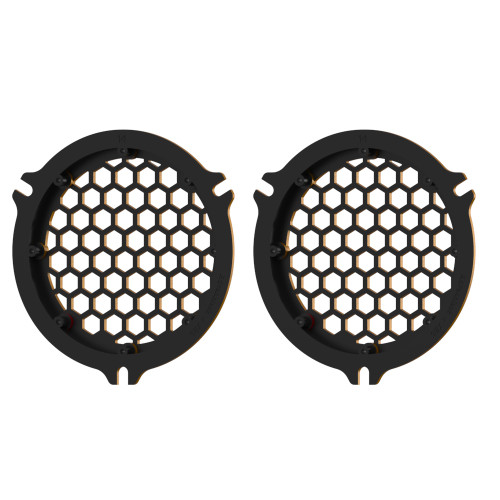 Advanblack x XBS Color Matched HEX Speaker Grills For 2014+ Electric Glide / Street Glide Inner Fairing-Prospect Gold