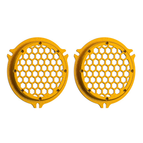 Advanblack x XBS Color Matched HEX Speaker Grills For 2014+ Electric Glide / Street Glide Inner Fairing-Prospect Gold