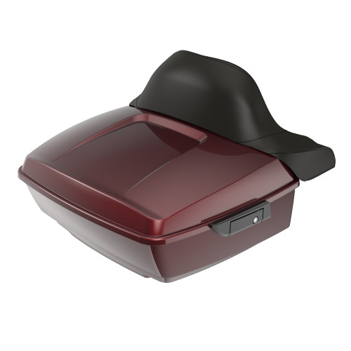 Advanblack Mysterious Red Sunglo King Tour Pack Pad Luggage Trunk For '97-'21 Harley Touring Street