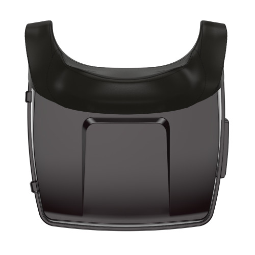 Blackened Cayenne King Tour Pack Pad Luggage Trunk For '97-'23 Harley Touring