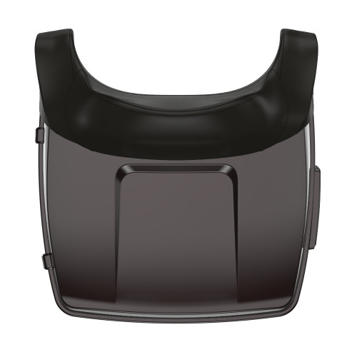 Black Forest King Tour Pack Pad Luggage Trunk For '97-'23 Harley Touring