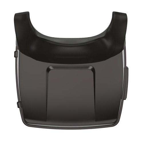 Black Jack Metallic King Tour Pack Pad Luggage Trunk For '97-'23 Harley Touring