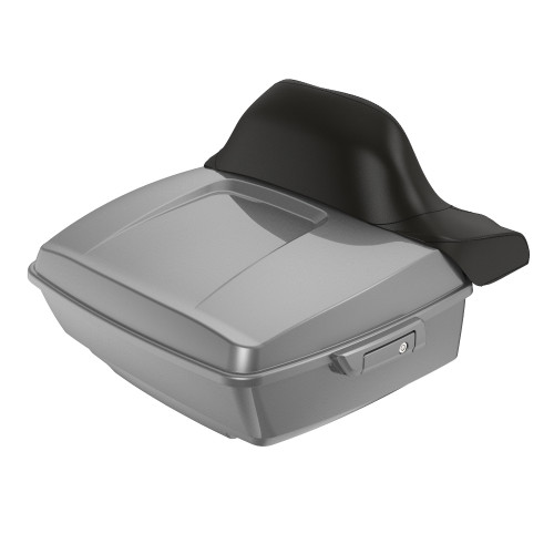 Charcoal Pearl King Tour Pack Pad Luggage Trunk For '97-'23 Harley Touring