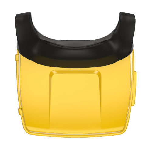 Chrome Yellow King Tour Pack Pad Luggage Trunk For '97-'23 Harley Touring