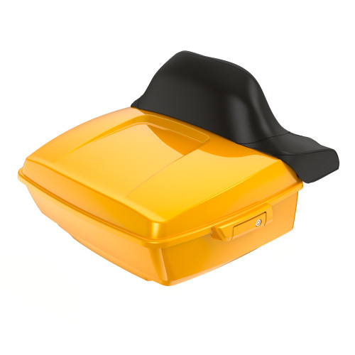 Hightail Yellow Pearl King Tour Pack Pad Luggage Trunk For '97-'23 Harley Touring