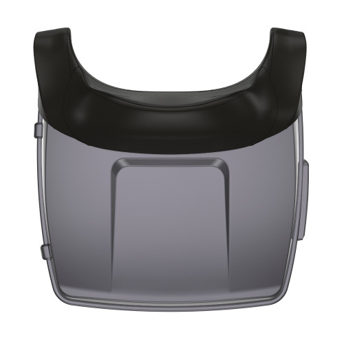 Smoke Gray King Tour Pack Pad Luggage Trunk For '97-'23 Harley Touring