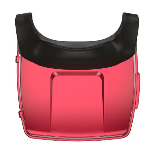 Velocity Red Sunglo King Tour Pack Pad Luggage Trunk For '97-'23 Harley Touring
