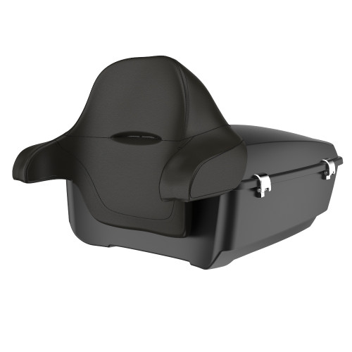 Advanblack Unpainted King Tour Pack Pad Luggage Trunk For 00-'22 Harley Davidson Touring Street Electra Road Glide