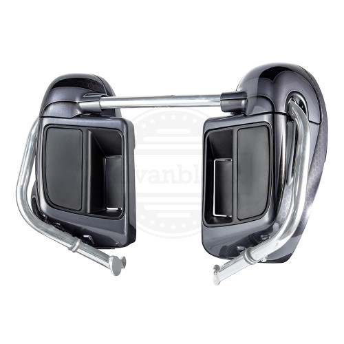 Ravager Series Airbrushed Rushmore Lower Vented Fairings for 2014+ Harley Davidson Touring