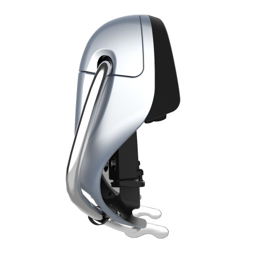 Advanblack Barracuda Silver Denim Rushmore Lower Vented Fairings for 2014+ Harley Davidson Touring
