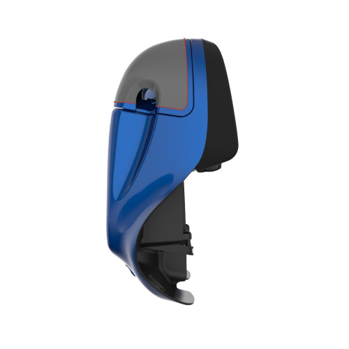 Bright Billiard Blue and Billiard Gray Rushmore Lower Vented Fairings for 2014+ Harley Davidson Touring