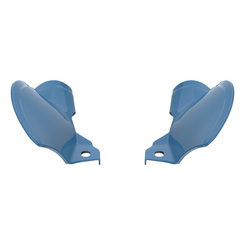 Billiard Teal MID-FRAME AIR DEFLECTORS HEAT SHIELD FOR '18-'23 HARLEY SOFTAIL