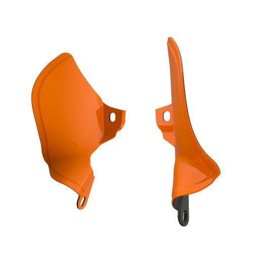 Baja Orange MID-FRAME AIR DEFLECTORS HEAT SHIELD FOR '18-'23 HARLEY SOFTAIL