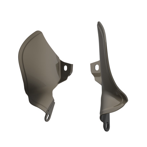 Dark Alloy MID-FRAME AIR DEFLECTORS HEAT SHIELD FOR '18-'23 HARLEY SOFTAIL