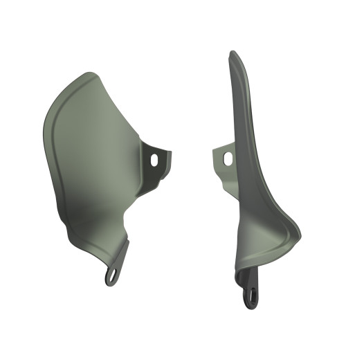 Deadwood Green Denim MID-FRAME AIR DEFLECTORS HEAT SHIELD FOR '18-'23 HARLEY SOFTAIL