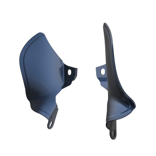 Midnight Blue MID-FRAME AIR DEFLECTORS HEAT SHIELD FOR '18-'23 HARLEY SOFTAIL