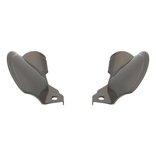 River Rock Gray MID-FRAME AIR DEFLECTORS HEAT SHIELD FOR '18-'23 HARLEY SOFTAIL