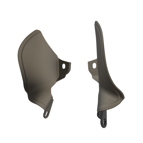 River Rock Gray Denim MID-FRAME AIR DEFLECTORS HEAT SHIELD FOR '18-'23 HARLEY SOFTAIL