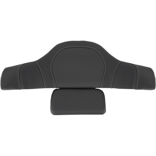 Saddlemen #I14-07-TPACK-CF - Tour-Pak® Backrest Pad - Carbon Fiber - Black - Indian