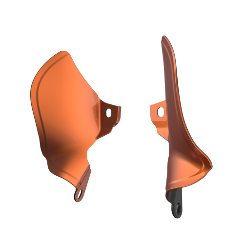 Scorched Orange MID-FRAME AIR DEFLECTORS HEAT SHIELD FOR '18-'23 HARLEY SOFTAIL