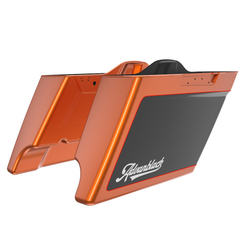 M8 Special Style Two Tone 4.5'' Stretched Saddlebag Bottoms for Harley Davidson 2014+ Touring