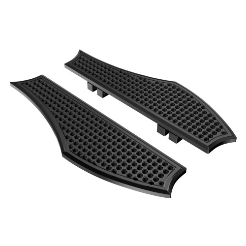 Advanblack Black Vengeance Front Rider Floorboards For Harley Tourings & Softail