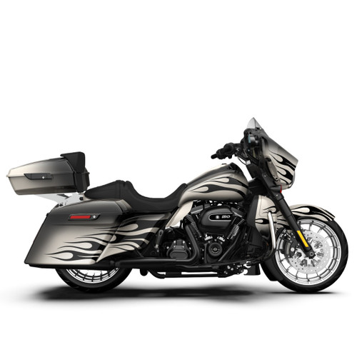 Pyro Flame Pattern FULL BODY COLOR SWAP BUNDLE FOR HARLEY DAVIDSON 2014+ STREET GLIDE/ELECTRA STREET GLIDE/ULTRA CLASSIC