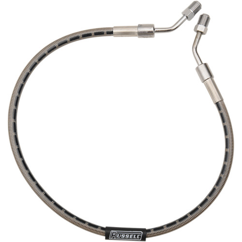 Russell #R08813S - Brake Line - Rear - Stainless Steel - '82-E'87 FXR