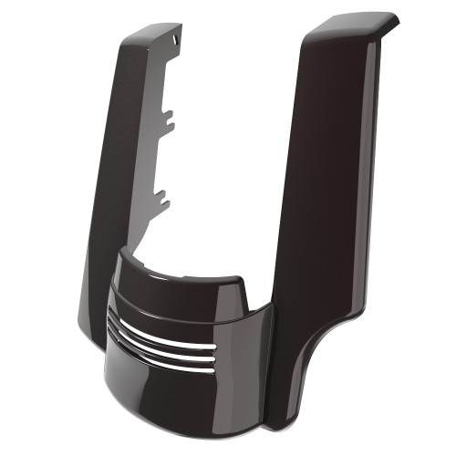 AdvanBlack Single Cutout Black Forest Stretched Rear Fender Extension For 2014+ Harley Davidson Touring Models